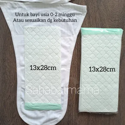 INSERT POPOK SEKALI PAKAI UKURAN 13x28 ISI 20 PCS