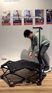 Foldable Trampoline ★ 107cm Wide ★ With Adjustable Handle