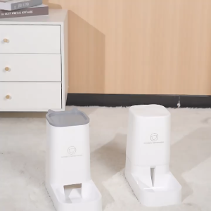 HATELI Cat Automatic Feeder & Waterer Detachable Dog Cat Water Dispenser Food Feeding Device For Cats Dogs 3.8L Large Capacity