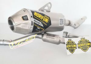 Knalpot Norifumi Rocket 4 Stainless CRF150LKLX150 Dtracker dan WR155r