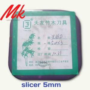 slicer import  4m/ 5mm/ 5.5mm/6mm mesin slicer sumpit