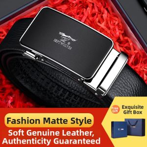 SEPTWOLVES | New Genuine Leather Mens Belt Gift Box