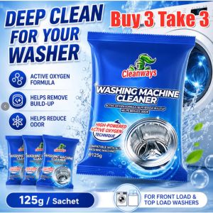 【Buy 3 Take 3】6pcs Washing Machine Cleaner(125g) Antibacteria Washing Machine Drum Cleaner Powder Descale Washing Machine Cleaner Deep Clean Antibacteria Washing Machine Mold Remover