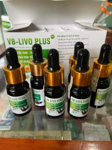1 Chai Giải độc gan thận LIVO Plus 10ml dùng cho thú cưng và gà đá.
