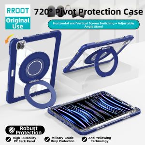 YUANDIAO | Rotation Shockproof Bend Proof iPad Case With Pen Slot
