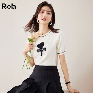 puella | Fashionable Young-looking Short Sleeve Knitted Tshirt