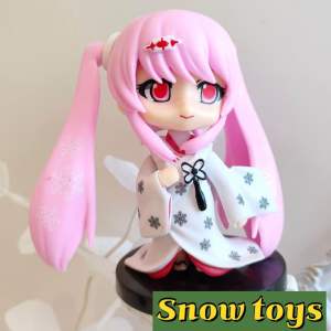 Mô hình Hatsune Miku - Mô hình Vocaloid Thần tượng âm nhạc ảo - Nhân vật Miku Hatsune Âm nhạc của tương lai - 9~10cm
