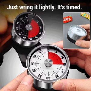 Portable Mechanical Timer Visual MultiUse Timer Kitchen Magnetic MultiFunction Mechanical Timer