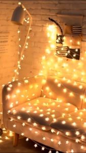 Fairy Lights LED String Snowflake Star Crystal String Lights Christmas Star Wedding Home Party Garden Lighting