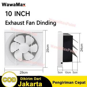 Exhaust Fan/Kipas Exhaust Dinding/8 Inch/6 Inch/10 Inch Tembok (Heksos Fan)