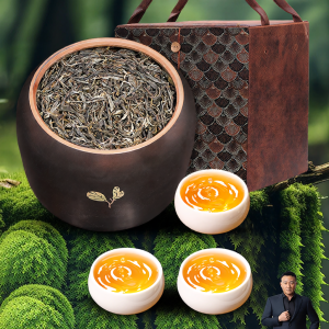 DIANPINHAO | Ancient Single Tree Pure Material Raw Puer Tea Gift Boxed Ceramic Jar