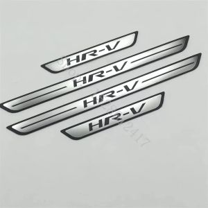 For Honda HRV HR-V Vezel 2014 2015~2025 Stainless Steel Scuff Plate Door Sill Guards Thresholds Cover Trims Car Accessories