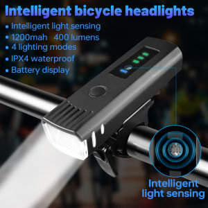 X-Tiger 400 Lumen Cycling Front Lamp USB Rechargeable Mountain Bike Rear Lamp High-Brightness Bicycle Light