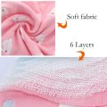 LightShine Baby Back Towel 6 Layer Gauze Pad 100% Cotton Premium Quality Face Towel Back Towel Hand Towel 25x50. 