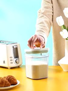 กระป๋องนมผงของแท้ 800/1200/1800/2400มล กล่องเก็บนมผงสูญญากาศกล่องเก็บอาหาร