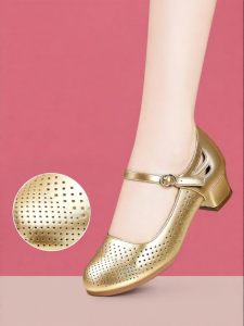 HANGONGZHU | Middle-aged Elderly Soft Bottom Dance Shoes
