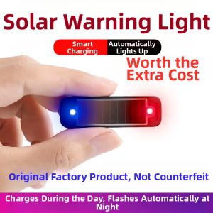 MO DE FA | Solar Warning Light for Car Interior Non-wiring Modification Anti-theft Universal Induction LED Decoration Breathing Light
