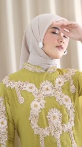 Kaftan Wanita Ceruty Pesta Bordir Mewah Kondangan