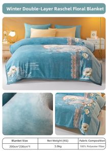 Boyang Home Textile | Thickened Winter Blanket for Single Person Dorm Nap