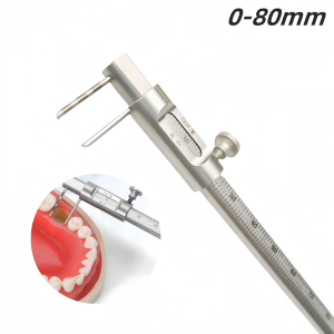 Dental VDO Ruler Implant Venus Apollo Gauge 20-100mm Denture Prosthetic Measuring Tool