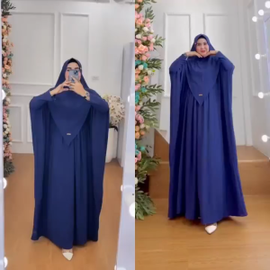 BISA COD TERBARU! Set Gamis Abaya Kaftan Kode KALONA Bahan Kringkel Premium By Ory AjeZas Collection