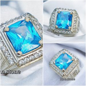 CINCIN BATU BLUE TOPAS SWISS TOP QUALITY