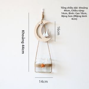 Lọ Hoa Kính Treo Tường Hydroponic Đơn Giản Mới Lạ