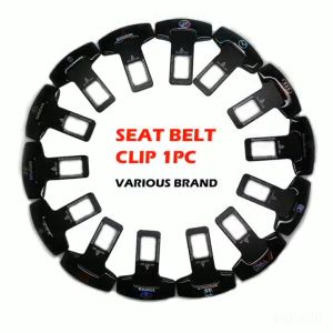 (MERCEDES BENZ) 1PC Alarm Eliminate Seat Belt Buckle Car Logo Sound Stopper Seat Belt Clip C-Class E-Class G-Class S-Class AMG