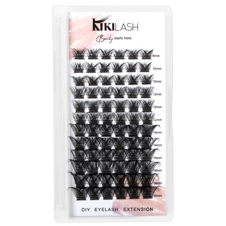 KIKI Cluster Segmented False Extension Eyelash DIY Natural Individual