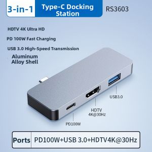 caibeike | Multi-Port Adapter For MateBook Notebook Pad