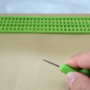 9lines 30cells Blind Braille Fingerboard Reusable Braille Plastic Writing Slate With Stylus