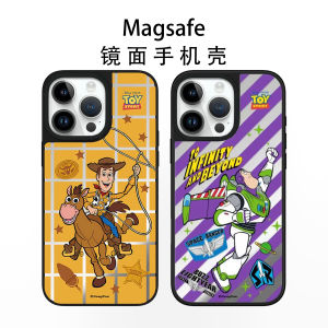 เคสโทรศัพท์มือถือแบบดูดซับแม่เหล็ก Mirror Magsafe ของบัส ไลน์เนอร์ 30 ปี Toy Story ป้องกันการตกหล่น ปกป้อง Apple 17 pro
