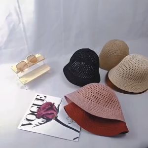 Nón Tai Bèo Đan Cói Thoáng Khí Phong Cách Nhật Hàn Thời Trang Mùa Hè Xinh Xắn Cho Nữ