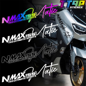 Phụ Kiện Xe Máy phản quang nhãn dán xe tay ga Dải bên cơ thể logo nhãn dán fairing decal cho Yamaha nmax155 nmax 155