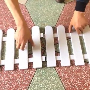 Ayla รั้วรั้วพลาสติก รั้วพลาสติกแต่งสวน สีขาว รั้วสวน รั้วสวนผัก plastic picket fence