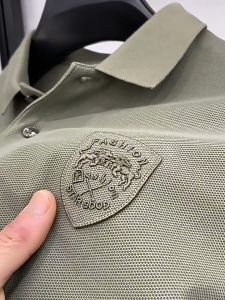 Tide Polo shirt mens short-sleeved new lapel t-shirt business casual high quality embroidery cotton breathable handsome mens clothing