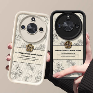 Honor X9C Smart Phone Case: 3D Camellia Design & Soft Shockproof Cover