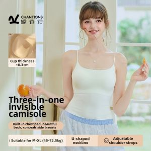 CHANGQIANGSHI | Seamless Beautiful Back Camisole Bra Padded Innerwear