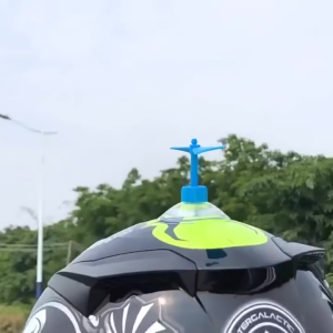 Baling Baling Bambu Kipas 3 Suction Cup Tempelan Tempel Helm Sepeda Motor