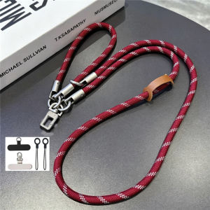 150CM Adjustable Phone Lanyard Detachable Neck Cord Outdoor Universal Crossbody Lanyards Wrist Strap for Cellphone Case