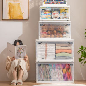 kotak plastik/storage box/Kotak Penyimpanan Lipat/tempat penyimpanan serbaguna/organizer box