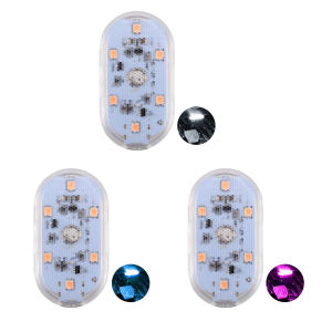 5V đèn nội thất xe hơi xe không dây đèn trần sạc USB xe trong nhà đèn không khí cho cửa tự động chỗ ngồi trong nhà cho cốp xe ô tô hộp lưu trữ