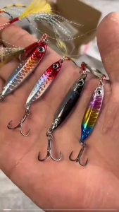 1Pcs New Metal Lead Jig Umpan Pancing 7g/10g/15g/20g/30g Fishing Lure Ikan Bass Bait Kail Hook Jigging