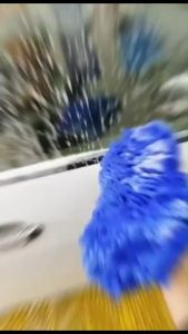 {2pcs} Chenille Car Wash Sponge Block Powerful Decontamination Absorbent Cotton Car Beauty Tool雪尼尔洗车海绵块