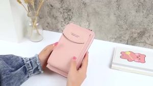 Ví nữ dài cầm tay kèm theo dây đeo chéo và đeo vai tiện lợi nhiều ngăn tiện dụng chất liệu da dày dặn và bền đẹp G0085