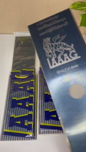 ใบมีดตัดหญ้า หนา 1.6 มิล ใบมีดตราเสือบิน ใบมีดสี่เหลี่ยมผืนผ้า ใบมีด LAAAG ใบสีดำ ยาว 12 14 1618 นิ้ว