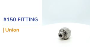 Stainless Steel SS316 Union Fitting 1/8” to 2” NPT/BSPP Female Ends Class #150 Pipe Connector