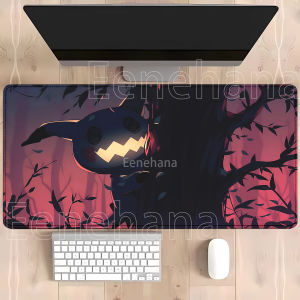 Potdemiel | Anime Mouse Pad Pokemon Mimikyu Kawaii PC Keyboard Overlock Gaming HD Printing E-sports Mousepad Offices Non-slip Base Desk Mat