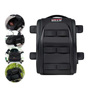 Black Moto Rear Seat Side Bag Magnetic Tank Bag Motorcycle Waterproof Fuel Tank Bag Large Capacity For BMW KTM YAMAHA Honda