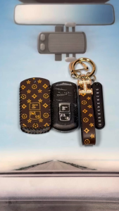 For Honda Click 150 Vario 150 Airblade 150 Remote Key Cover Leather Case Keychain Accessories